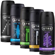 STR8 Dezodorant męski w aerozolu body spray block odour ZESTAW MIX 5x 150ml