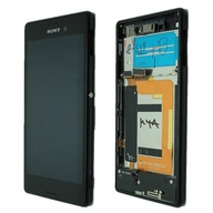 NOWY ORYGINALNY LCD SONY XPERIA M4 AQUA E2303, E2306, E2312, E2333 Z RAMKĄ