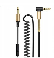 Kabel AUX JACK STEREO 3.5mm SPIRALA do MP3 MP4
