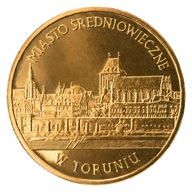 2 zł Miasto średniowieczne w Toruniu 2007 mennicza