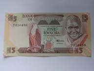 [B3557] Zambia 5 kwacha UNC