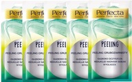 5 x PERFECTA ČISTENIE PEELING HRUBOZIRNISTY VRECKO Prebytočný kožný maz