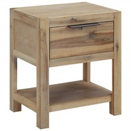 Nočný stolík so zásuvkou 40x30x48 cm masívne akáciové drevo