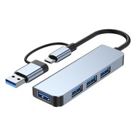 Koncentrator USB 3.0 USB C Rozdzielacz rozszerzający Ekspander dokujący Przenośny do laptopa