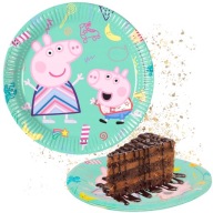 PEPPA GEORGE ELDOBHATÓ TÁNYÉR 15 DB-OS BABA SZÜLINAPI