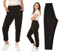 Spodnie dresowe bawełniane SUPER KRÓJ czarne r.170 Produkt PL