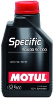 Motorový olej Motul Specific 504 00 - 507 00 5 l 5W-30 + ZAWIESZKA SERWISOWA MAXGEAR WYMIANA OLEJU I FITRÓW