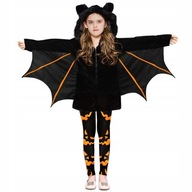 Halloweenowy kostium dla dzieci płaszcz nietoperza