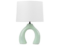 Lampa lampka stołowa nocna ceramiczna jasnozielona