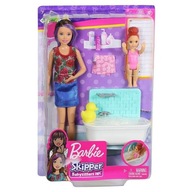 Lalka Barbie Skipper Klub Opiekunek Zestaw z wanną FHY97/FXH05