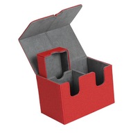 Card Deck Box Sleeved Card Storage Organizer Case for Trading Card Red