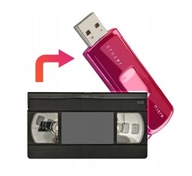 Przegrywanie kaset VHS VHS-C Hi8 naPendrive USB DVD archiwizacja kopiowanie