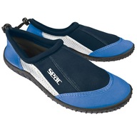 Buty plażowe do wody dziecięce SEAC REEF niebieskie rozmiar 28