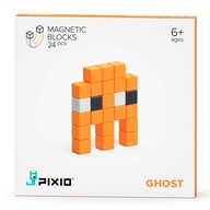 Magnetické kocky Pixio Mini Monster Ghost 24 ks
