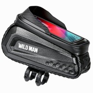 Etui/uchwyt rowerowy WILDMAN L E10S sakwa na ramę czarna/black