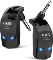 Lekato WS80 Gitarový bezdrôtový systém 2,4 GHz Prijímač Vysielač