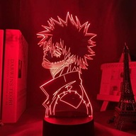 Akrylowa lampa 3D Anime My Hero Academia Dabi Led Light do wystroju sypialni