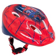 KASK ROWEROWY SPORTOWY CHŁOPIĘCY DZIECIĘCY REGULOWANY M 52-56cm SPIDERMAN