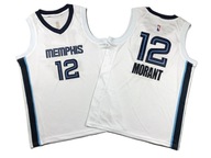 Strój koszykarski č. 12 Morant, Grizzlies Jersey, 140-152