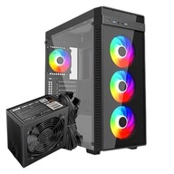 OBUDOWA PC FORNAX K700 GAMING 4x wentylatory ARGB + ZASILACZ ATX 80+ 600W