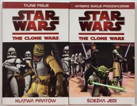 Star Wars The Clone Wars x 2 książki