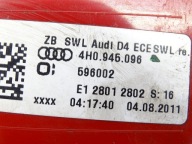 light right right rear part rear AUDI A8 D4 LED 4H0945096