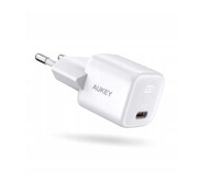 Ładowarka sieciowa uniwersalna Aukey USB-C PD 20W GAN Supermini Biała