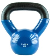 KETTLEBELL ŻELIWNY HANTEL KETLA ODWAŻNIK HMS 4 KG