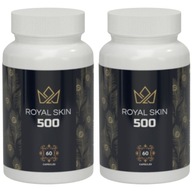 Royal Skin 500 Biotín Zinok Kolagén Odstraňuje Pimples Hladká Koža 60 kaps PLT