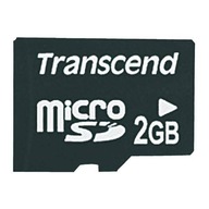 Karta pamięci microSD Transcend, 2 GB, class 2