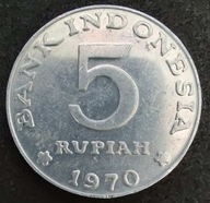 1032 - Indonezja 5 rupii, 1970