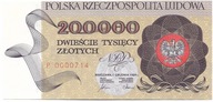 200 000 Zł Warszawa 1989r Seria P Stan/UNC