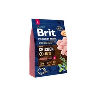 Brit Premium By Nature Junior Large L 3kg dla szczeniąt dużych ras