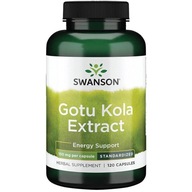 SWANSON Gotu Kola Extract 100mg 120caps MYSEĽ PODPORUJE ČINNOSŤ MOZGU RYBNÍKA