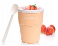 INNOVAGOODS KUBEK DO ROBIENIA LODÓW I MROŻONYCH KOKTAJLI 150ML + ŁYŻECZKA