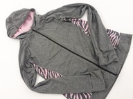 PRIMARK sportowa BLUZA rozpinana ZEBRA wygodna _ 158cm