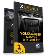 2w1 SZKŁO OCHRONNE NA NAWIGACJĘ EKRAN VOLKSWAGEN PASSAT B8 2017-2020 9.2