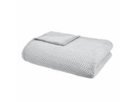 Teplá deka se vzorem, šedá, 150 x 200 cm