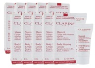 Clarins Masvelt Body Shaping Cream - Masážny krém Tuba SADA 10 x 8ml