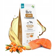 Sucha karma dla psa Brit Care Dog Grain-free Senior&Light łosoś 12kg Omega3