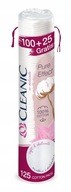 Płatki kosmetyczne do demakijażu bawełniane Cleanic Pure Effect 125 szt