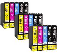 15× Atrament AQMI Tusze-do-drukarki-T1291-E1291-1291-EPSON pre Epson čierna (black), červená (magenta), modrá (cyan), žltá (yellow)