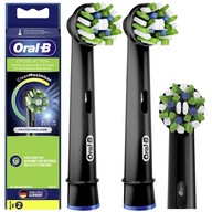 2x KOŃCÓWKI ORAL-B CROSS ACTION EB50 BLACK DO SZCZOTECZKI ELEKTRYCZNEJ