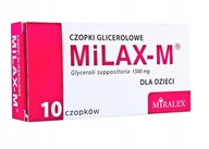 Milax-M Czopki Glicerolowe Dla Dzieci 10 Sztuk