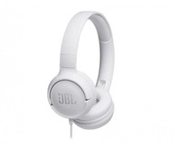 Słuchawki JBL Tune 500 - białe nauszne z wbudowanym mikrofonem -