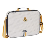 Torba szkolna na laptopa Real Madrid C.F. Biały 38 x 28 x 6 cm