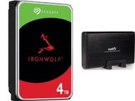 DYSK Seagate IronWolf 4TB + OBUDOWA USB ALUMINIUM!