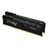 Pamięć RAM Kingston Fury Beast, DDR4 16 GB, 3600MHz, CL17 (KF436C17BBK2/16)