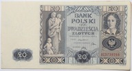 Banknot 20 Złotych - 1936 rok - Seria BC