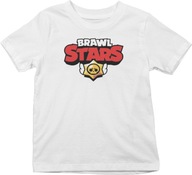 KOSZULKA T-SHIRT DZIECIĘCA BIAŁA [3XS] 92CM BRAWL STARS + GRATIS TEKST